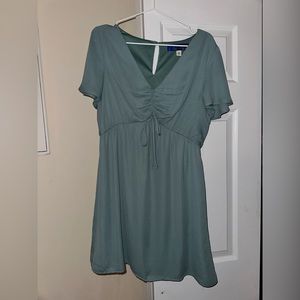 Blue Rain Brand turquoise flowy dress, Size M